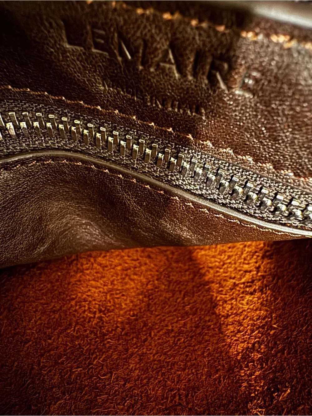 Belted Baguette Shoulder Bag